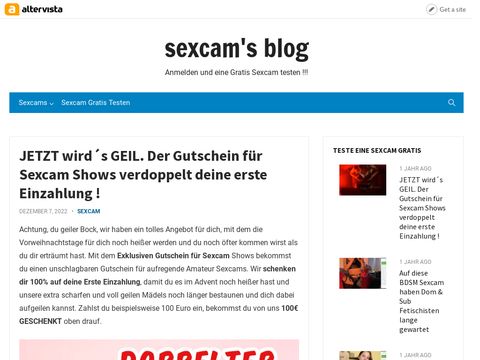 sexcam blog